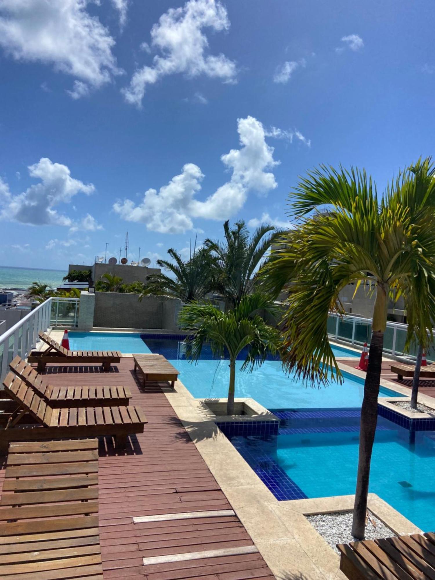 Apts Jtr Com Varanda I Piscina Na Cobertura I 1Min Da Praia Maceió Exterior foto